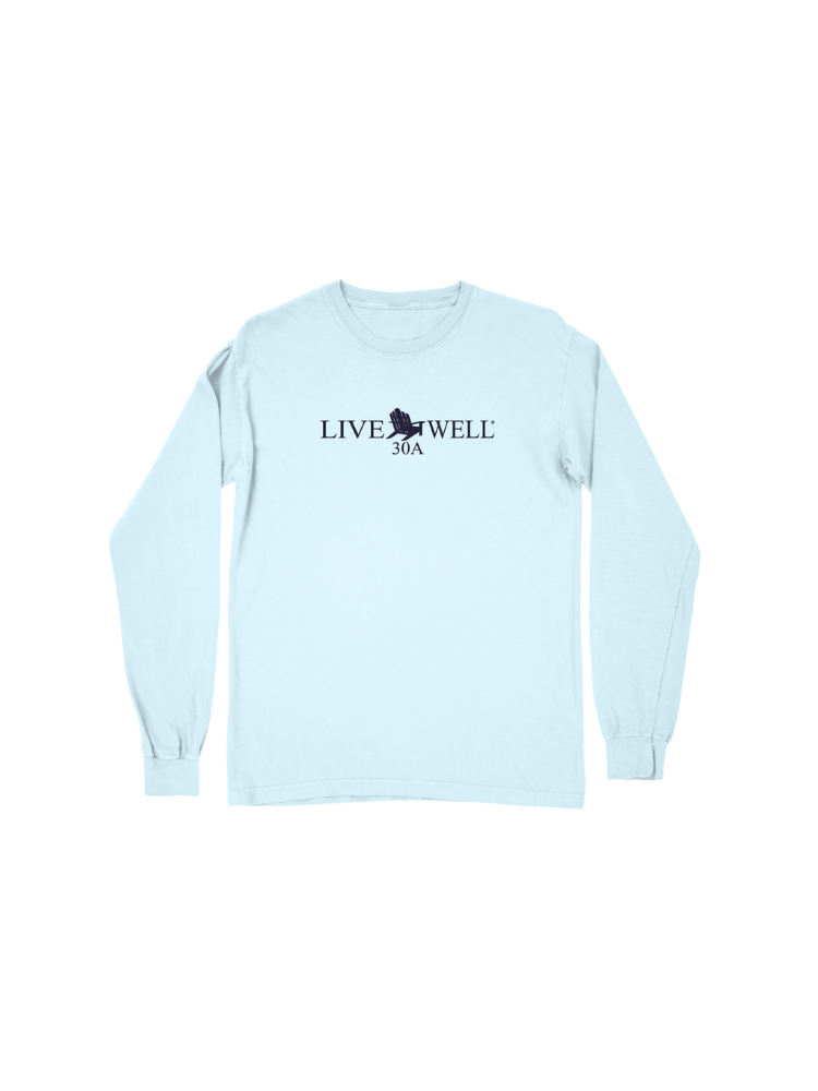 Live Well Classic Logo Comfort Colors Long Sleeve T-Shirt