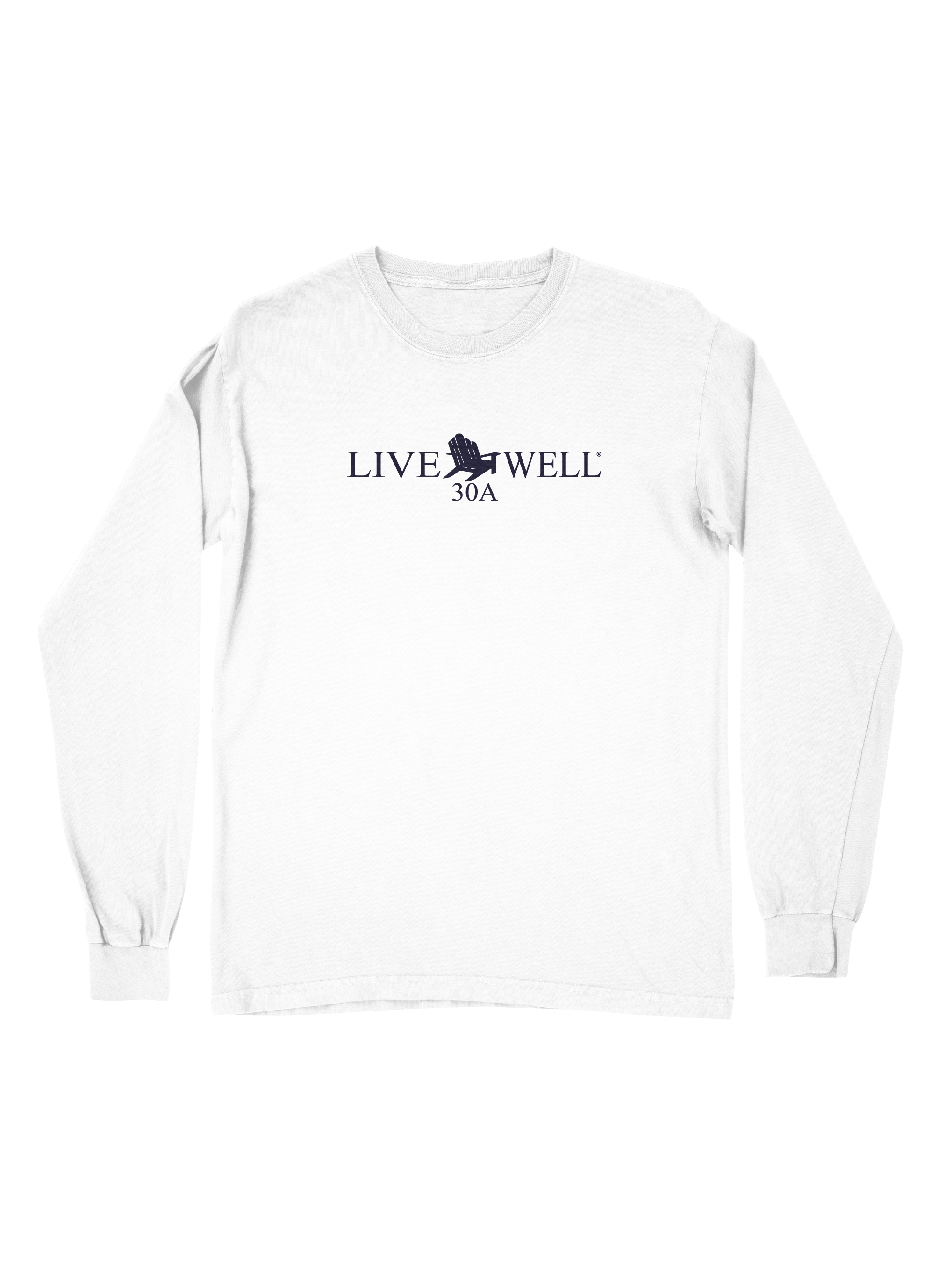 Live Well Classic Logo Comfort Colors Long Sleeve T-Shirt