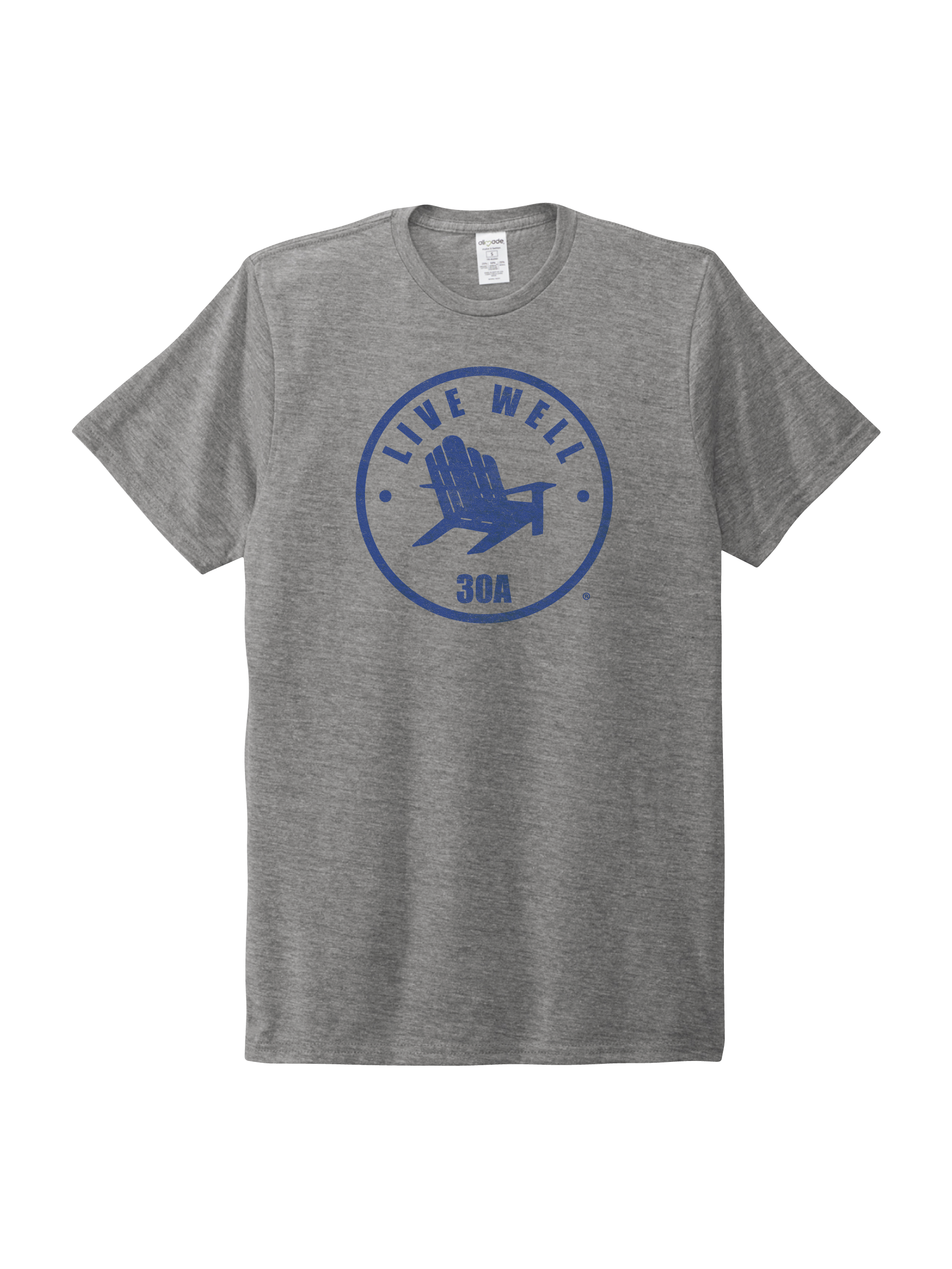 Live Well 30A Circle Logo Tri-Blend T-Shirt