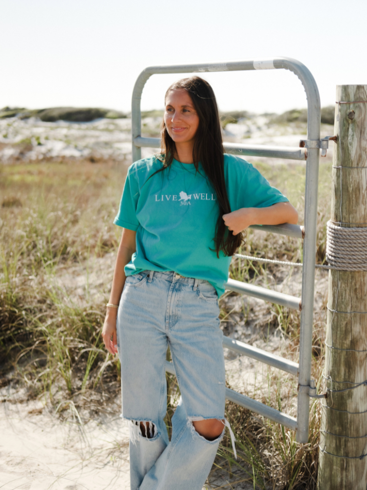 Live Well Classic Logo Comfort Colors T-Shirt