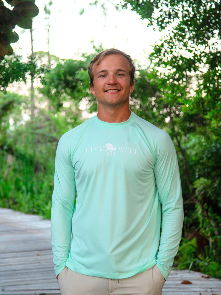 Live Well 30A Classic Logo Performance Long Sleeve Sun T-Shirt