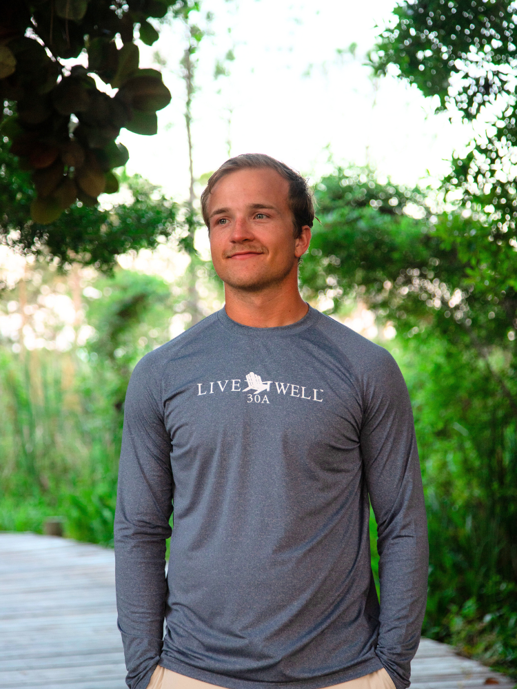Live Well 30A Classic Logo Performance Long Sleeve Sun T-Shirt