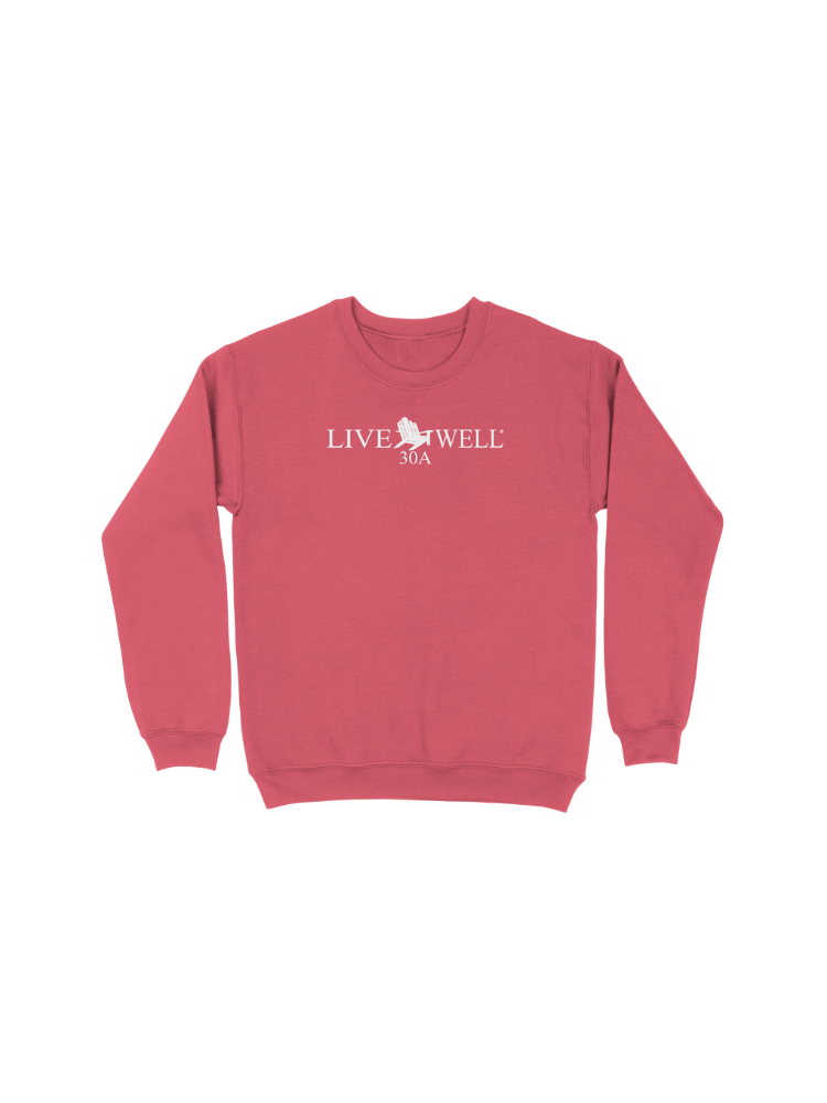Live Well 30A Classic Logo Comfort Colors Sweatshirt
