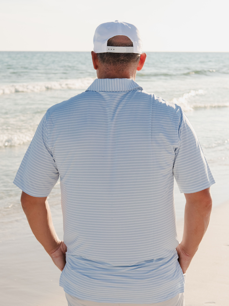 Live Well Chair Thin Striped Polo