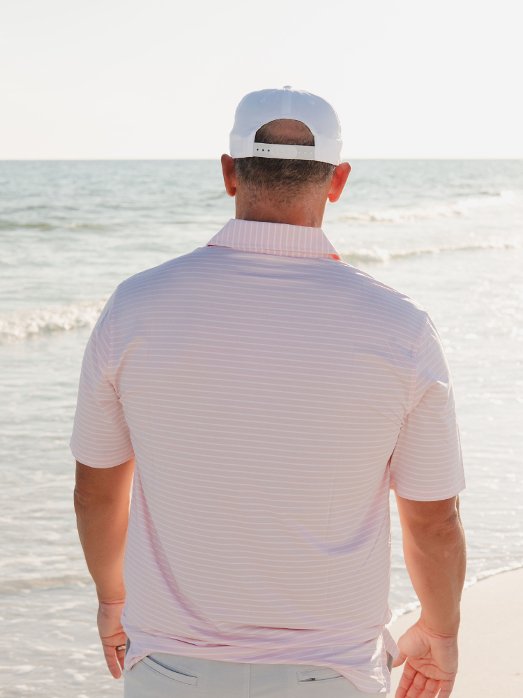 Live Well Chair Thin Striped Polo