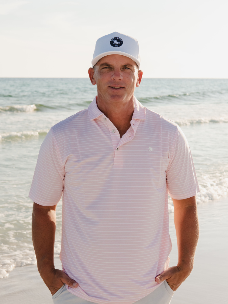 Live Well Chair Thin Striped Polo