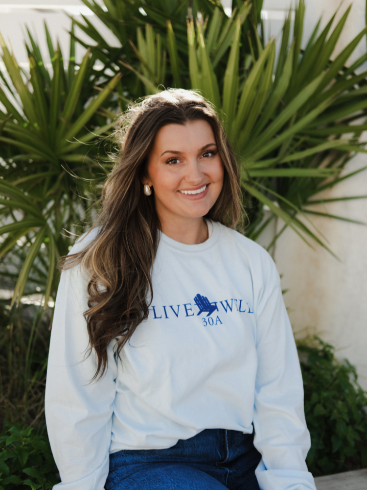 Live Well Classic Logo Comfort Colors Long Sleeve T-Shirt