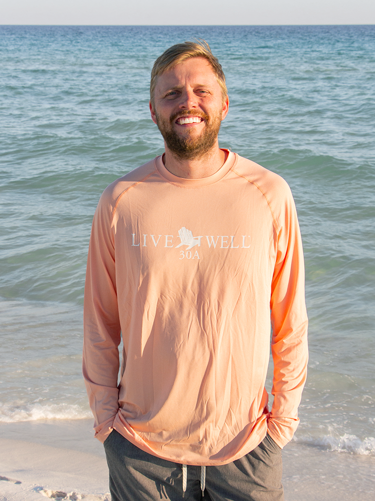 Live Well 30A Classic Logo Performance Long Sleeve Sun T-Shirt